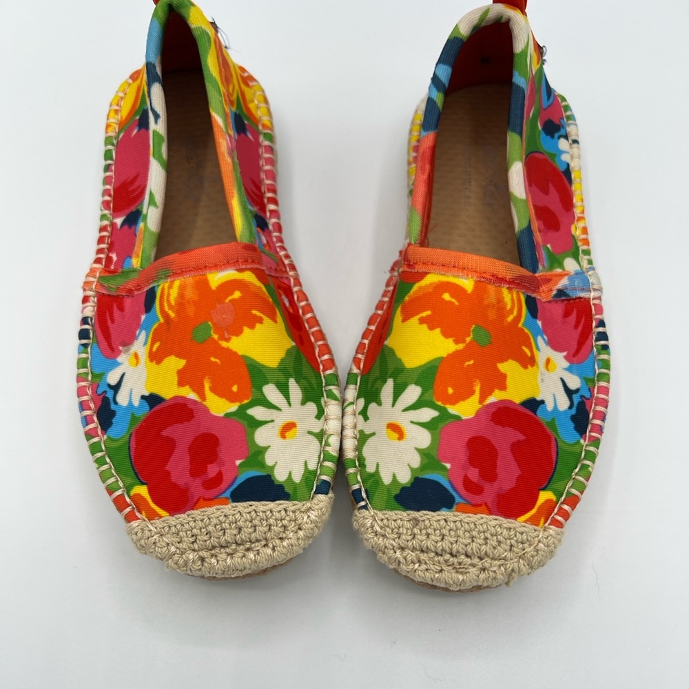 Vibrant Floral Kids Espadrille Shoes